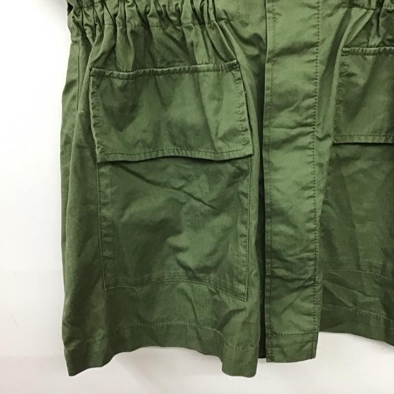 ディスコート Discoat ベスト ベスト ベスト フロントボタン ノースリーブ FREE 無地 カーキ / カーキ / khaki レディース USED 古着 中古 10156232