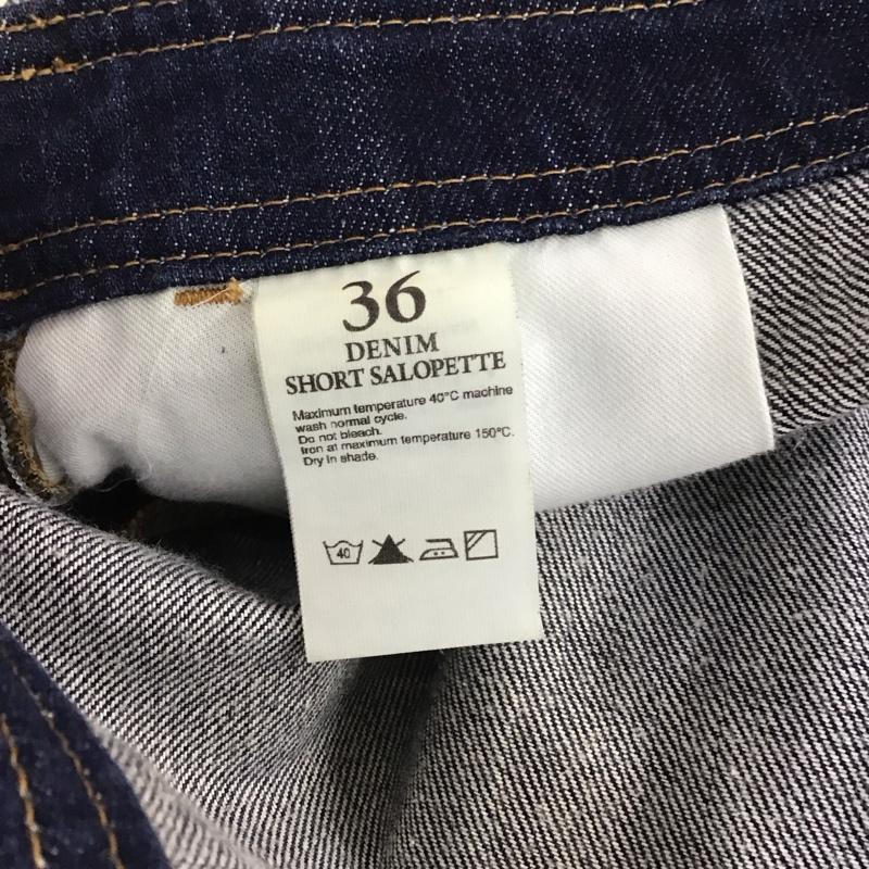 古着 USED サロペット・オーバーオール サロペット、オーバーオール オーバーオール つなぎ オールインワン ショートパンツ 36 無地 インディゴ / インディゴ / Indigo レディース USED 古着 中古 10156236