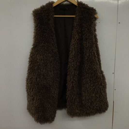 ヘザー Heather ベスト ベスト FREE 無地 茶 / ブラウン / brown レディース USED 古着 中古 10156241