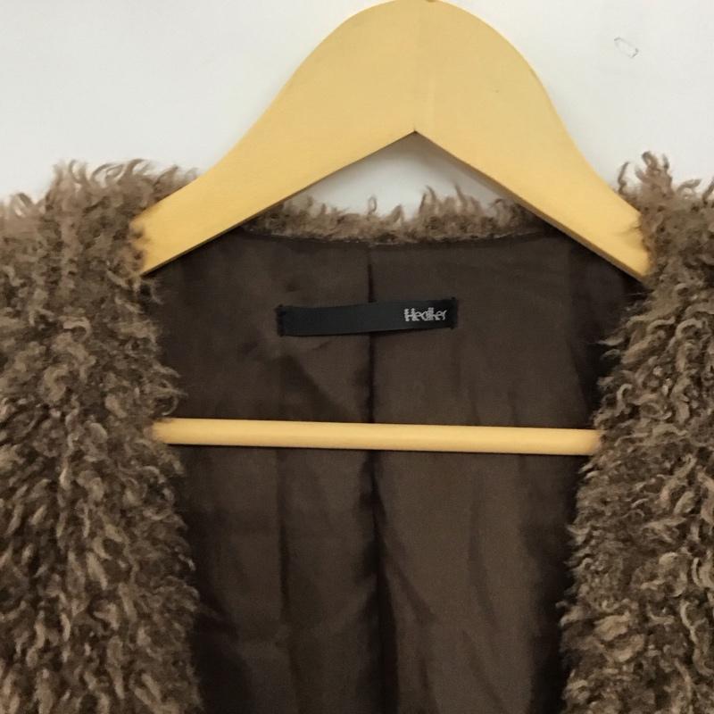 ヘザー Heather ベスト ベスト FREE 無地 茶 / ブラウン / brown レディース USED 古着 中古 10156241