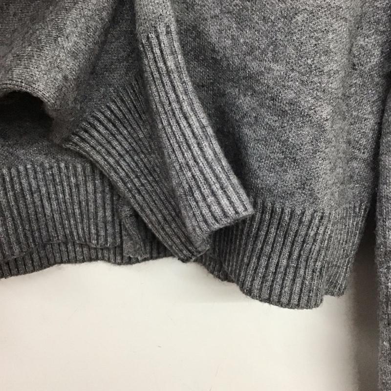 ザラニット ZARA KNIT パーカー 長袖 M 無地 灰 / グレー / gray レディース USED 古着 中古 10156245