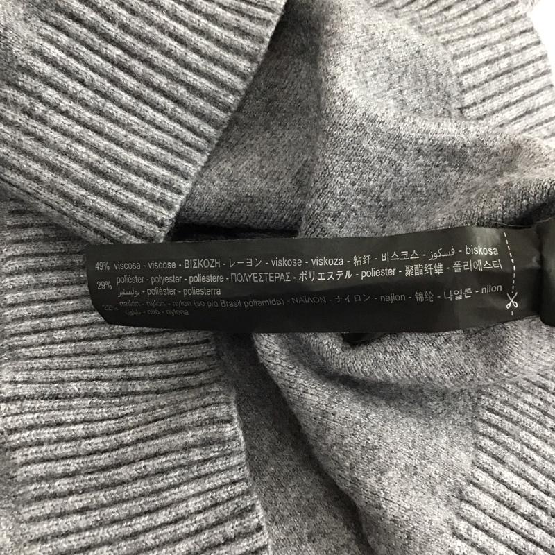 ザラニット ZARA KNIT パーカー 長袖 M 無地 灰 / グレー / gray レディース USED 古着 中古 10156245