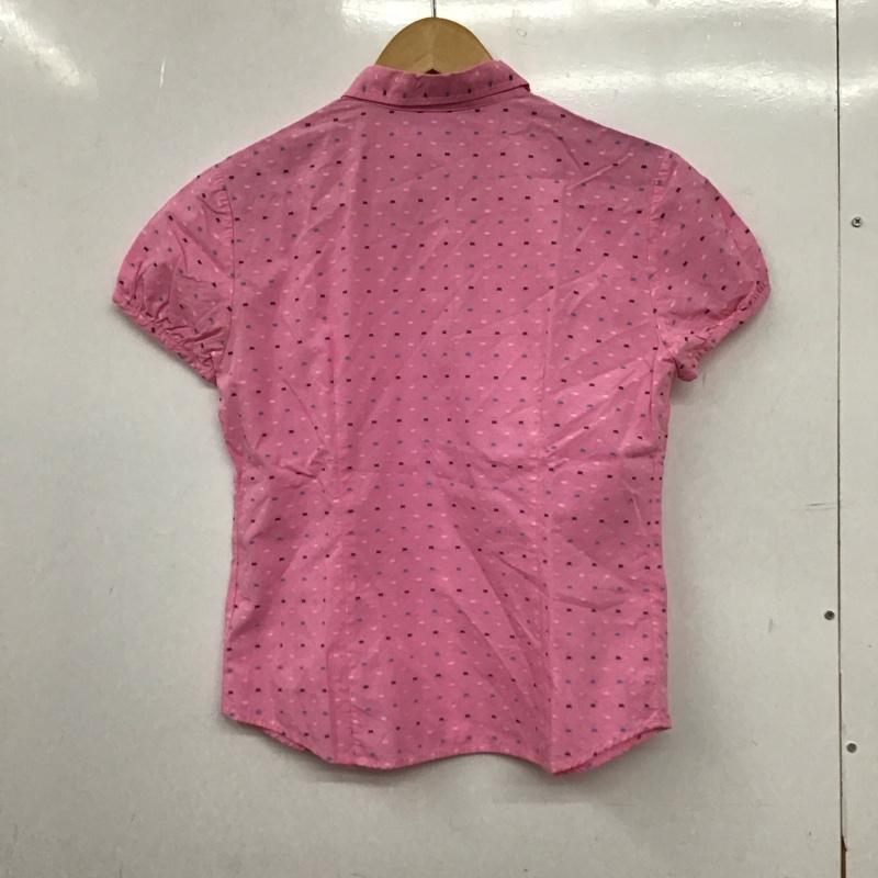 ラコステ LACOSTE シャツ、ブラウス 半袖 42 総柄 桃 / ピンク / pink レディース USED 古着 中古 10156248