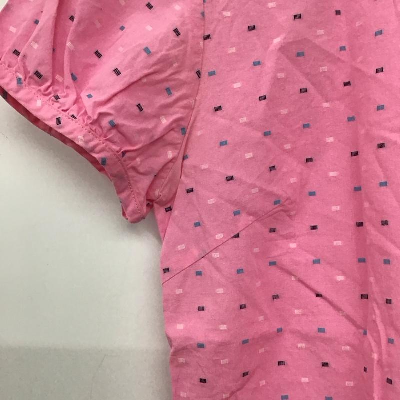 ラコステ LACOSTE シャツ、ブラウス 半袖 42 総柄 桃 / ピンク / pink レディース USED 古着 中古 10156248
