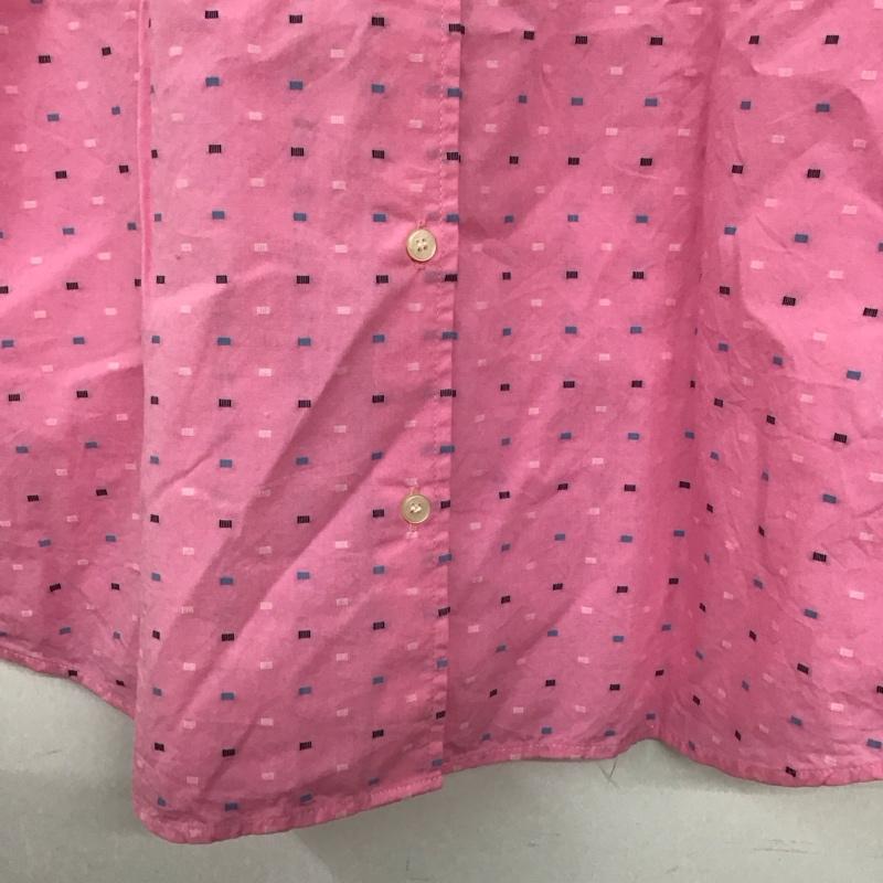 ラコステ LACOSTE シャツ、ブラウス 半袖 42 総柄 桃 / ピンク / pink レディース USED 古着 中古 10156248