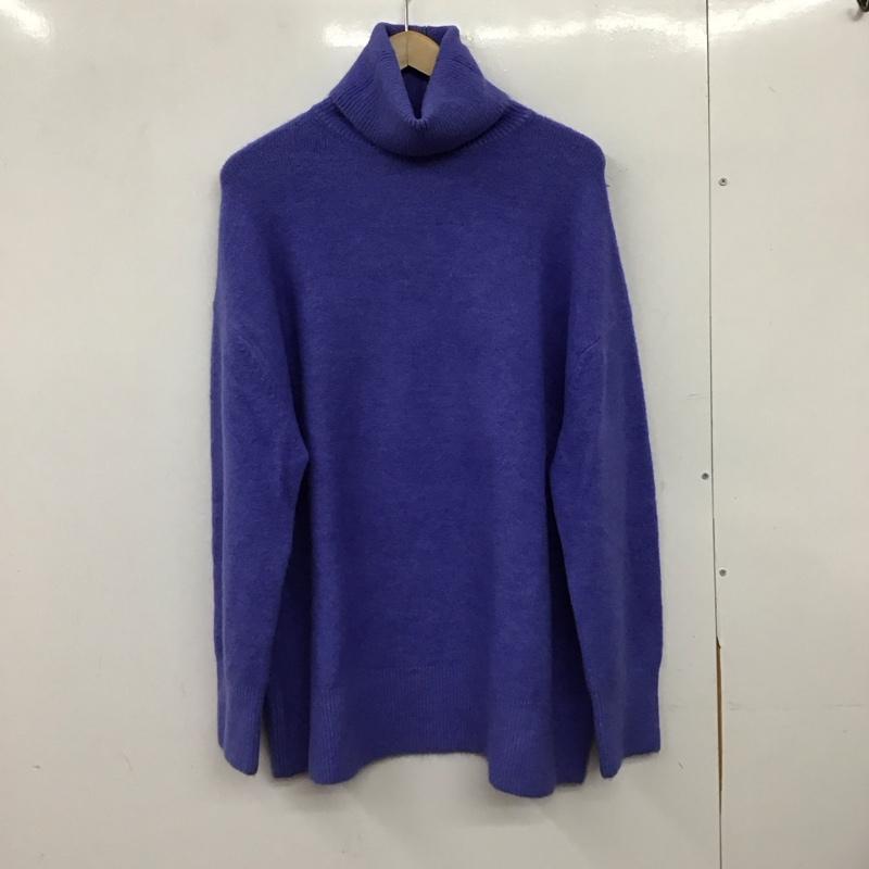 ザラ ZARA ニット、セーター 長袖 M 無地 紫 / パープル / purple レディース USED 古着 中古 10156249