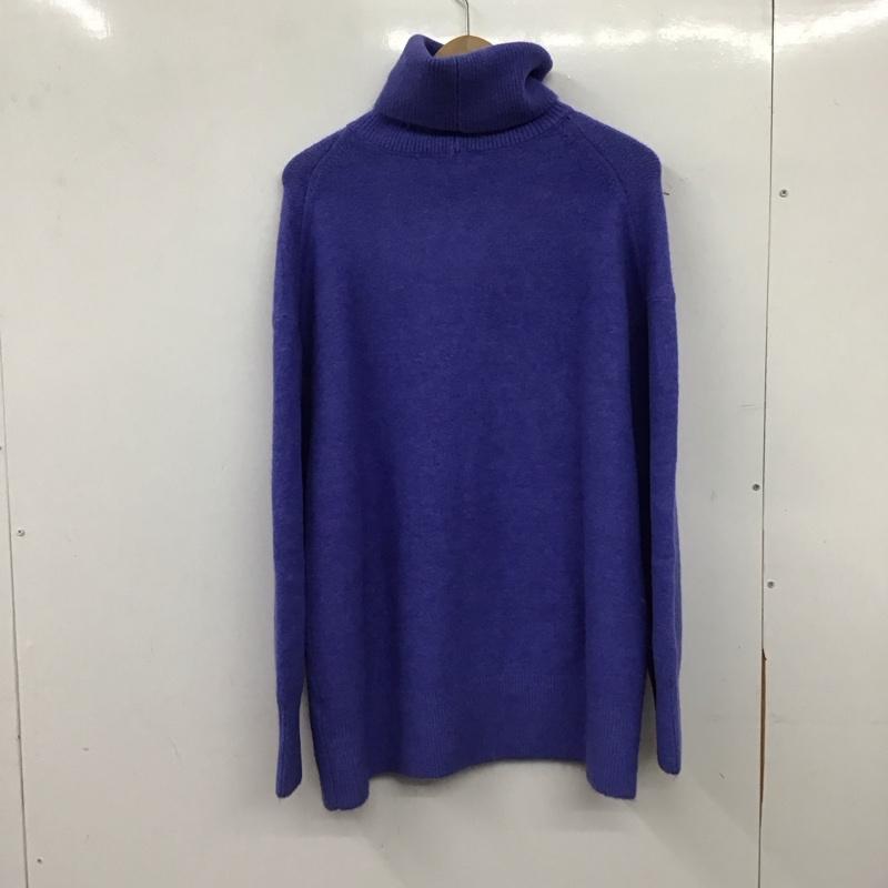 ザラ ZARA ニット、セーター 長袖 M 無地 紫 / パープル / purple レディース USED 古着 中古 10156249