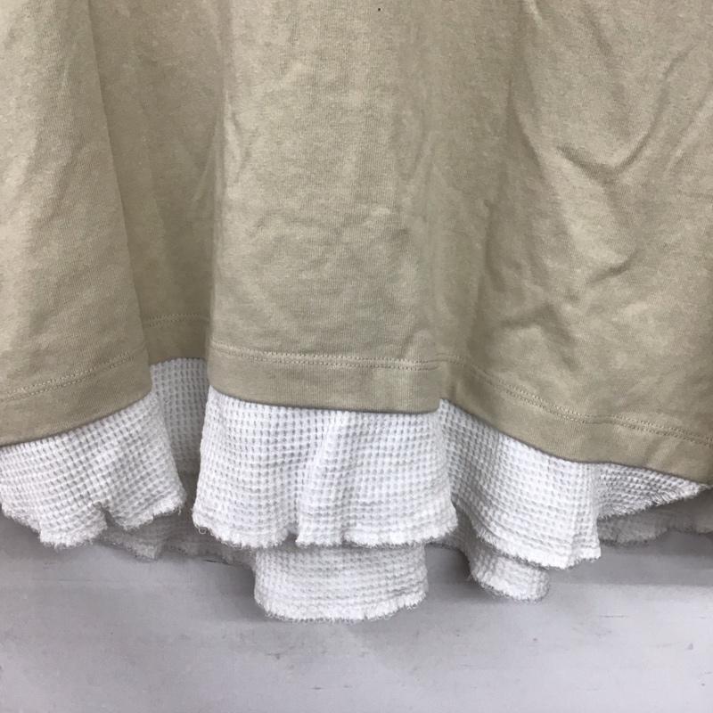 ニコアンド niko and... カットソー 長袖 M 無地 ベージュ / ベージュ / beige レディース USED 古着 中古 10156251