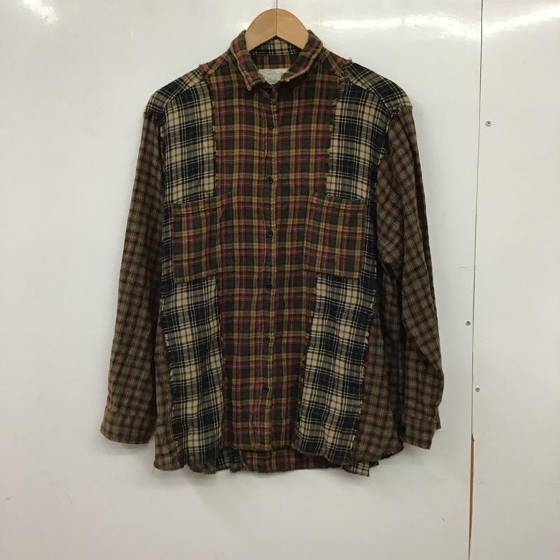 ニコアンド niko and... シャツ、ブラウス 長袖 M チェック マルチカラー / マルチカラー / multicolor レディース USED 古着 中古 10156252