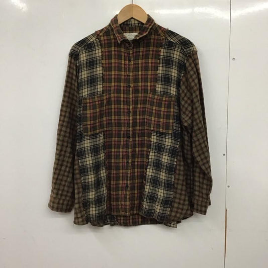 ニコアンド niko and... シャツ、ブラウス 長袖 M チェック マルチカラー / マルチカラー / multicolor レディース USED 古着 中古 10156252