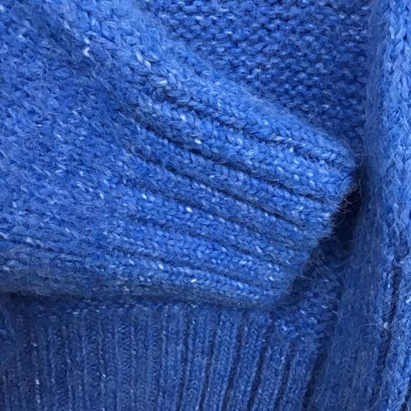 ザラ ZARA カーディガン 長袖 M 無地 青 / ブルー / blue レディース USED 古着 中古 10156254