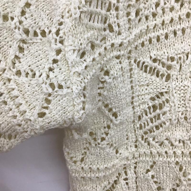 ページボーイ PAGEBOY カーディガン 半袖 FREE 無地 白 / ホワイト / white レディース USED 古着 中古 10156255