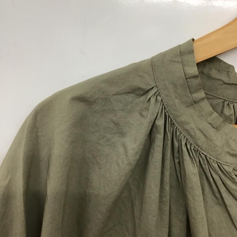 ひより HIYORI シャツ、ブラウス 長袖 FREE 無地 カーキ / カーキ / khaki レディース USED 古着 中古 10156259