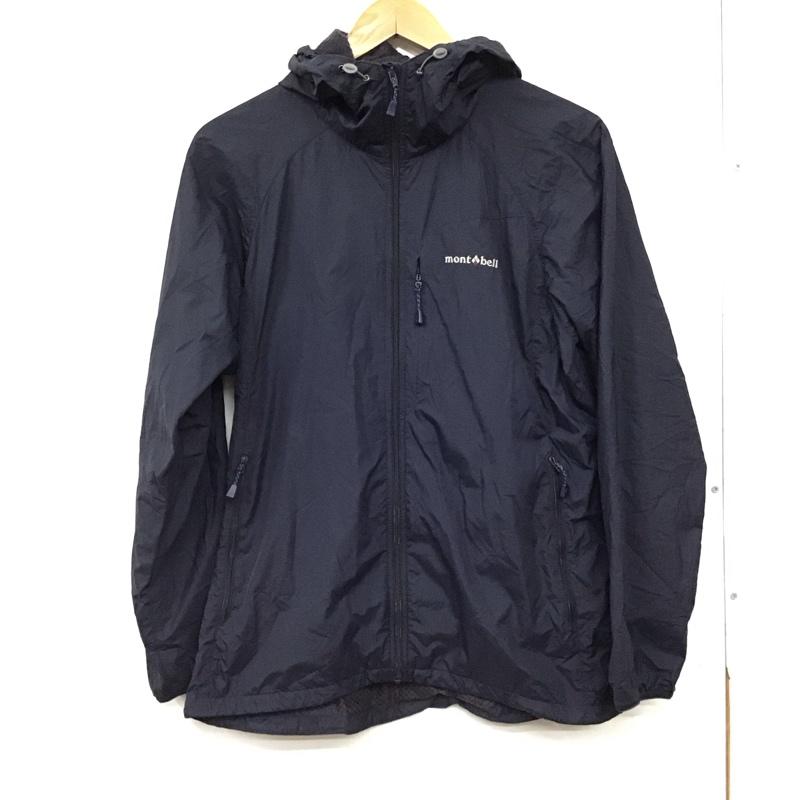 モンベル mont-bell ジャケット、上着 ジャンパー、ブルゾン 1106646 ライトシェルパーカ XL ロゴ、文字 紺 / ネイビー / navy レディース USED 古着 中古 10156262