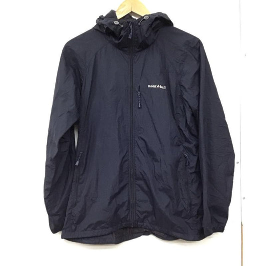 モンベル mont-bell ジャケット、上着 ジャンパー、ブルゾン 1106646 ライトシェルパーカ XL ロゴ、文字 紺 / ネイビー / navy レディース USED 古着 中古 10156262