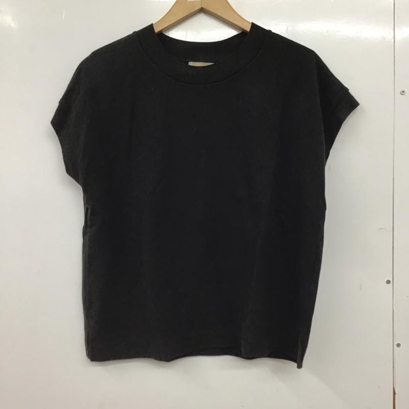 マーガレットハウエル MARGARET HOWELL カットソー 半袖 2 無地 黒 / ブラック / black レディース USED 古着 中古 10156263