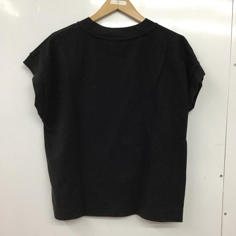 マーガレットハウエル MARGARET HOWELL カットソー 半袖 2 無地 黒 / ブラック / black レディース USED 古着 中古 10156263
