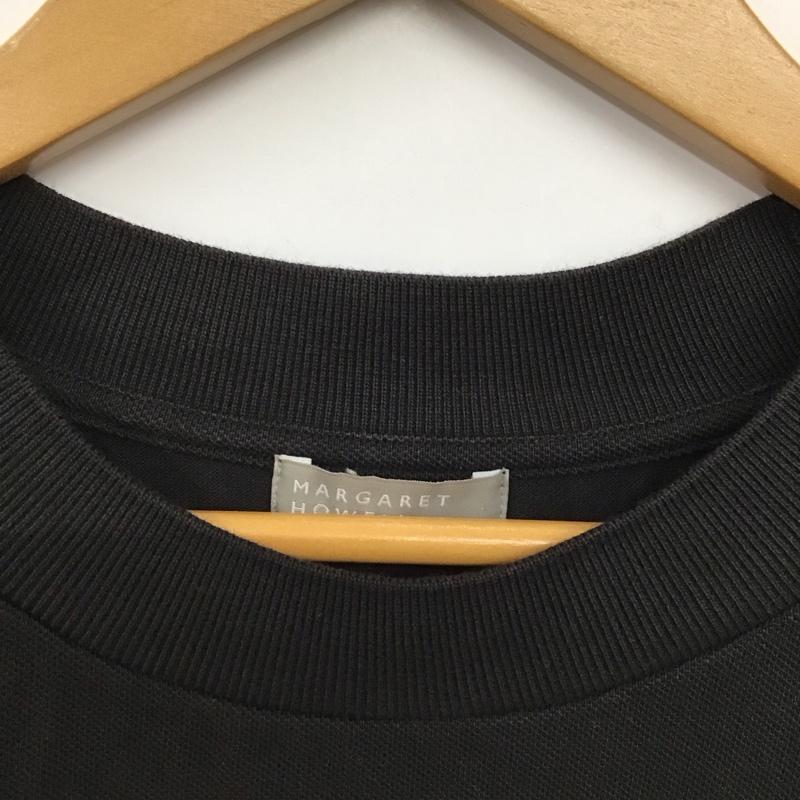 マーガレットハウエル MARGARET HOWELL カットソー 半袖 2 無地 黒 / ブラック / black レディース USED 古着 中古 10156263