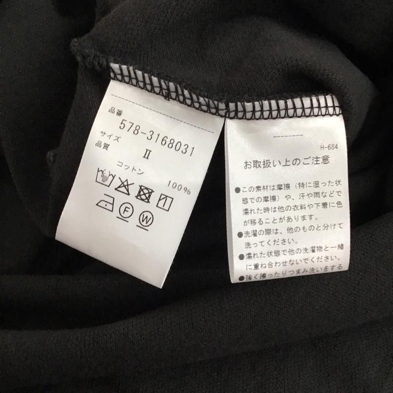 マーガレットハウエル MARGARET HOWELL カットソー 半袖 2 無地 黒 / ブラック / black レディース USED 古着 中古 10156263