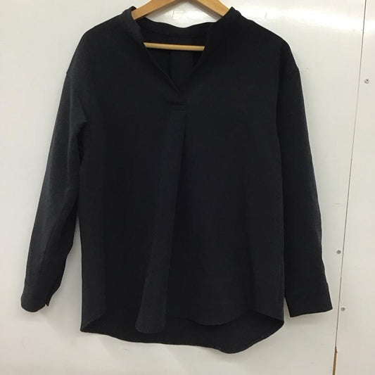 ナチュラルビューティーベーシック NATURAL BEAUTY BASIC カットソー 長袖 S 無地 黒 / ブラック / black レディース USED 古着 中古 10156266