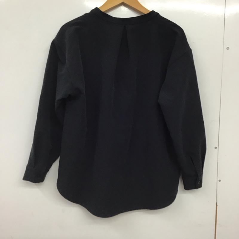 ナチュラルビューティーベーシック NATURAL BEAUTY BASIC カットソー 長袖 S 無地 黒 / ブラック / black レディース USED 古着 中古 10156266