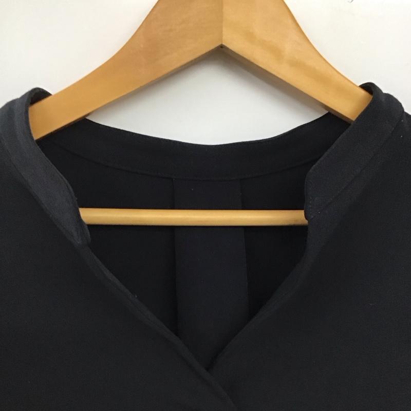 ナチュラルビューティーベーシック NATURAL BEAUTY BASIC カットソー 長袖 S 無地 黒 / ブラック / black レディース USED 古着 中古 10156266