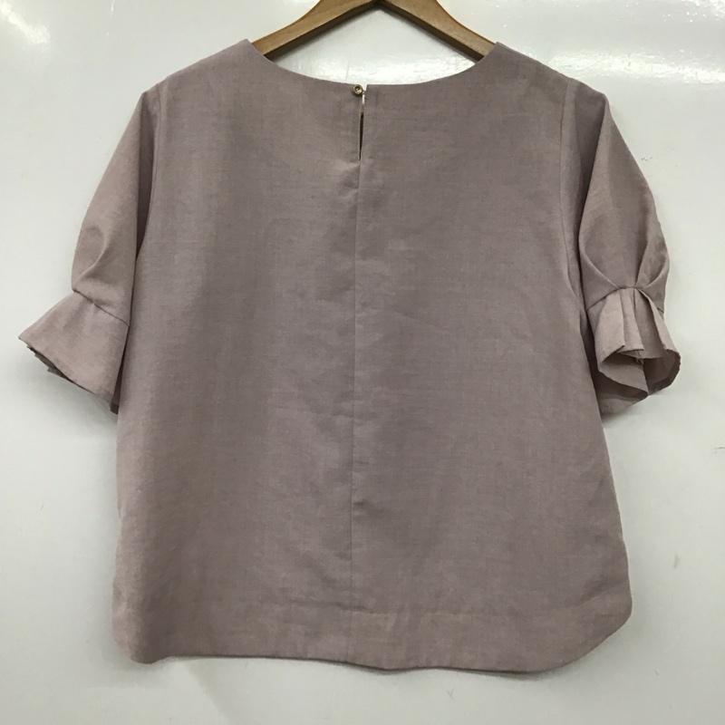 インデックス index カットソー 半袖 M 無地 桃 / ピンク / pink レディース USED 古着 中古 10156267