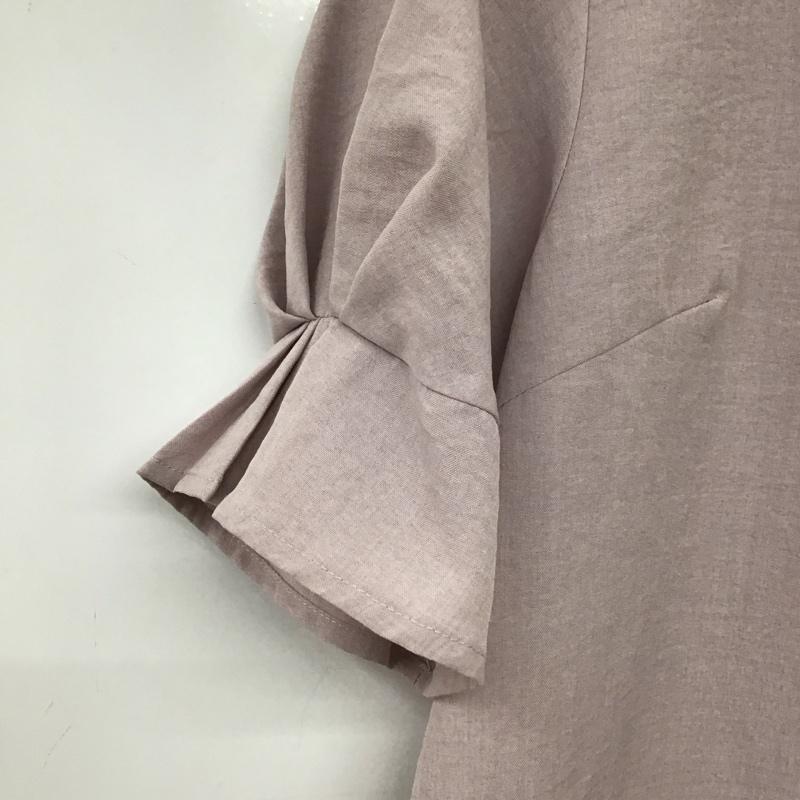 インデックス index カットソー 半袖 M 無地 桃 / ピンク / pink レディース USED 古着 中古 10156267
