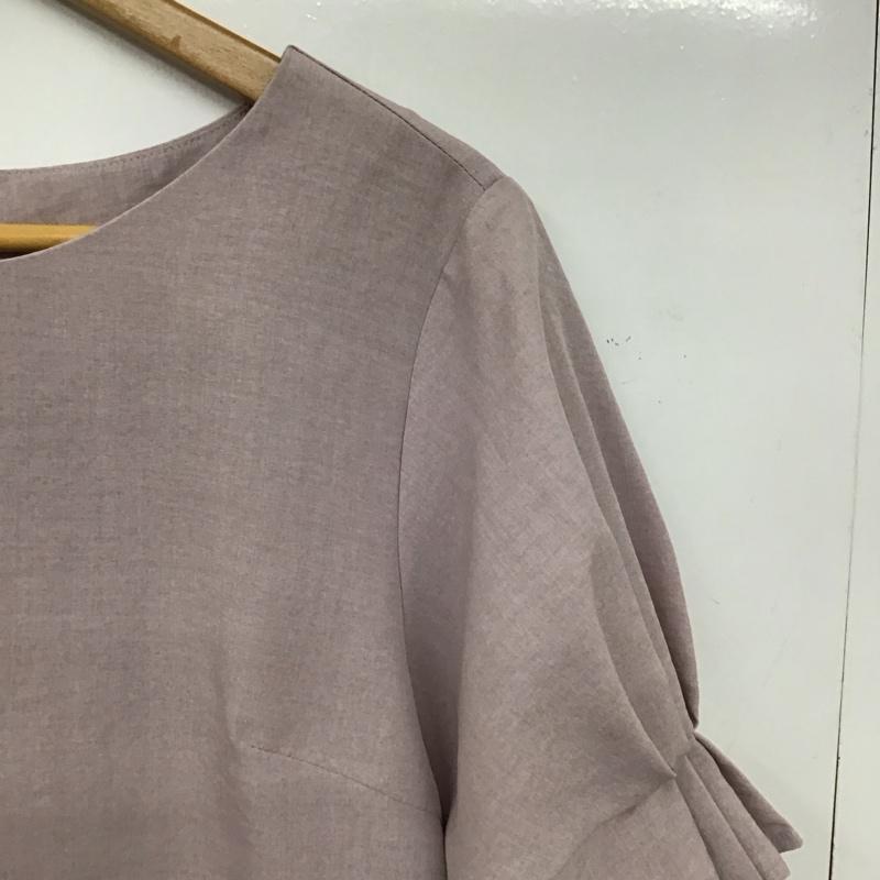 インデックス index カットソー 半袖 M 無地 桃 / ピンク / pink レディース USED 古着 中古 10156267