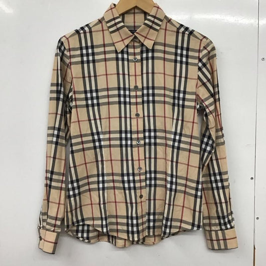 バーバリー BURBERRY シャツ、ブラウス 長袖 S チェック マルチカラー / マルチカラー / multicolor レディース USED 古着 中古 10156269