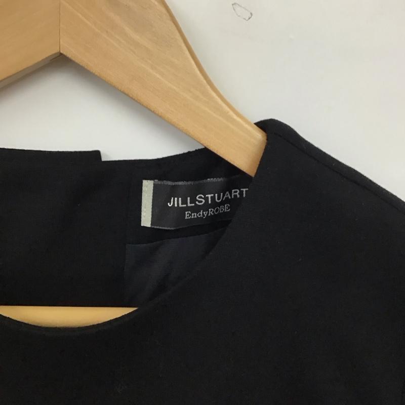 ジルスチュアート JILLSTUART カットソー 七分袖 M 無地 黒 / ブラック / black レディース USED 古着 中古 10156270