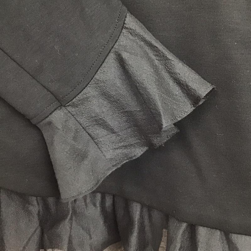 ジルスチュアート JILLSTUART カットソー 七分袖 M 無地 黒 / ブラック / black レディース USED 古着 中古 10156270