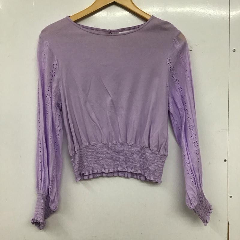 ジルスチュアート JILLSTUART カットソー 長袖 FREE 無地 紫 / パープル / purple レディース USED 古着 中古 10156272