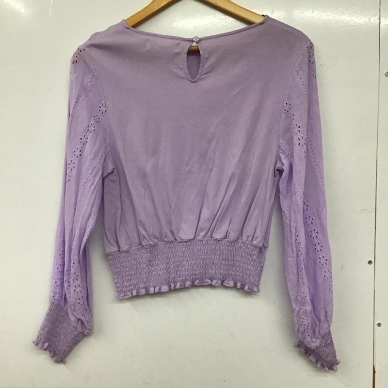 ジルスチュアート JILLSTUART カットソー 長袖 FREE 無地 紫 / パープル / purple レディース USED 古着 中古 10156272