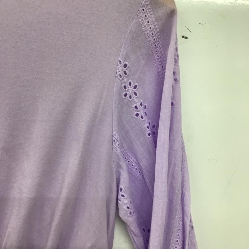ジルスチュアート JILLSTUART カットソー 長袖 FREE 無地 紫 / パープル / purple レディース USED 古着 中古 10156272