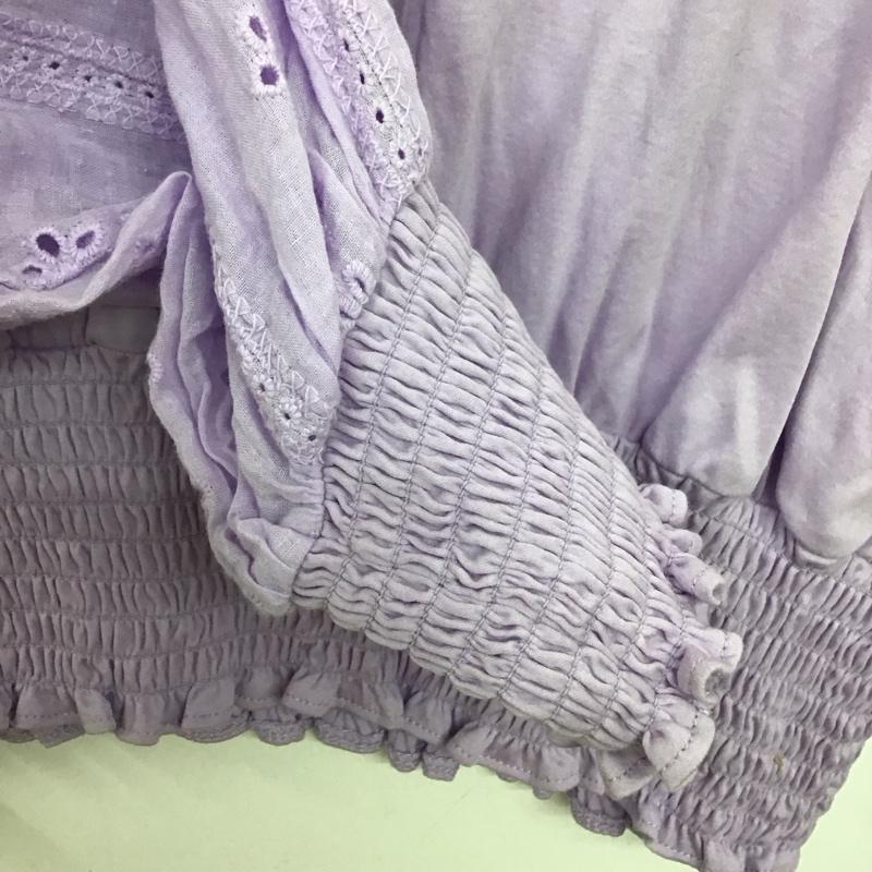ジルスチュアート JILLSTUART カットソー 長袖 FREE 無地 紫 / パープル / purple レディース USED 古着 中古 10156272