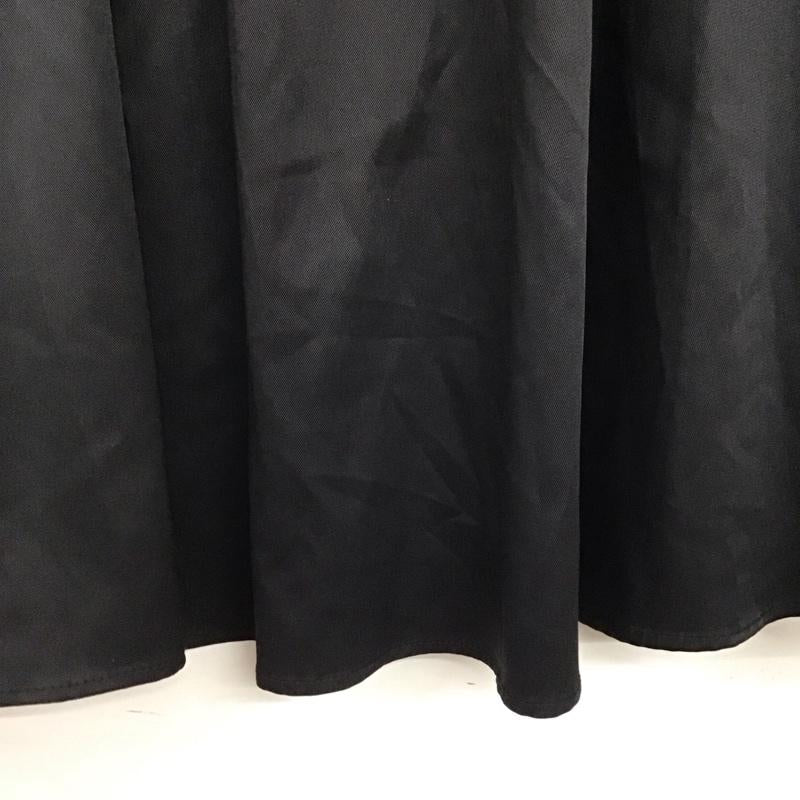 ザラベーシック ZARA BASIC スカート ひざ丈スカート M 無地 黒 / ブラック / black レディース USED 古着 中古 10156274