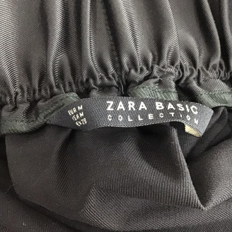 ザラベーシック ZARA BASIC スカート ひざ丈スカート M 無地 黒 / ブラック / black レディース USED 古着 中古 10156274