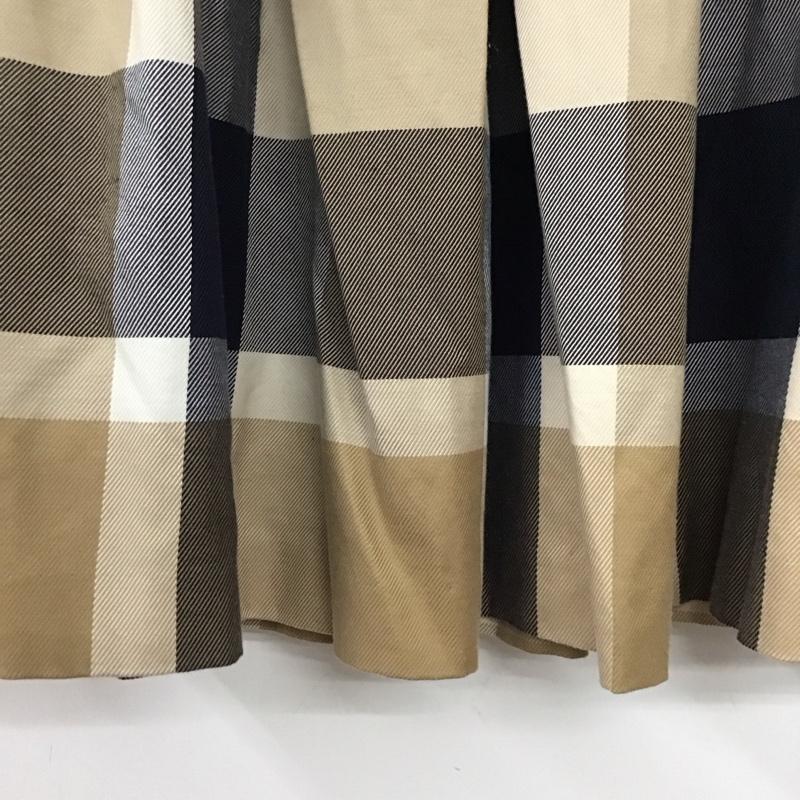 ブルーレーベル・クレストブリッジ BLUE LABEL CRESTBRIDGE スカート ひざ丈スカート 38 チェック マルチカラー / マルチカラー / multicolor レディース USED 古着 中古 10156276