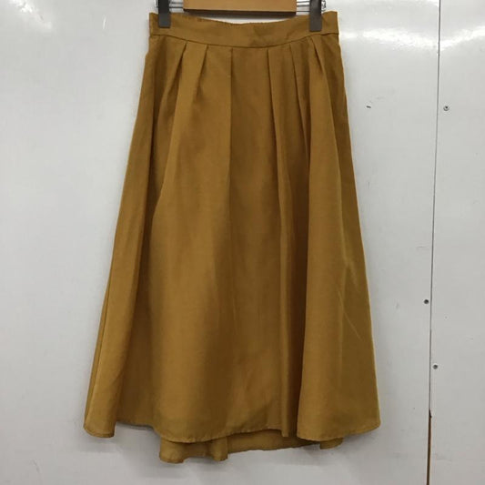 エニィスィス any SiS スカート ロングスカート 無地 マスタード / マスタード / レディース USED 古着 中古 10156277