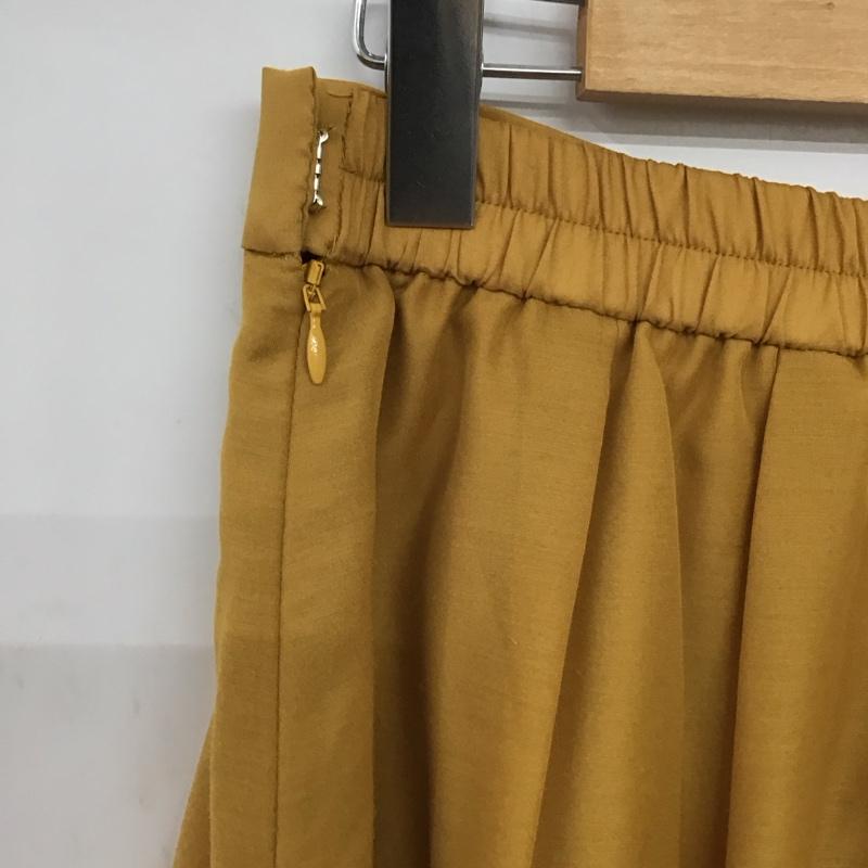エニィスィス any SiS スカート ロングスカート 無地 マスタード / マスタード / レディース USED 古着 中古 10156277