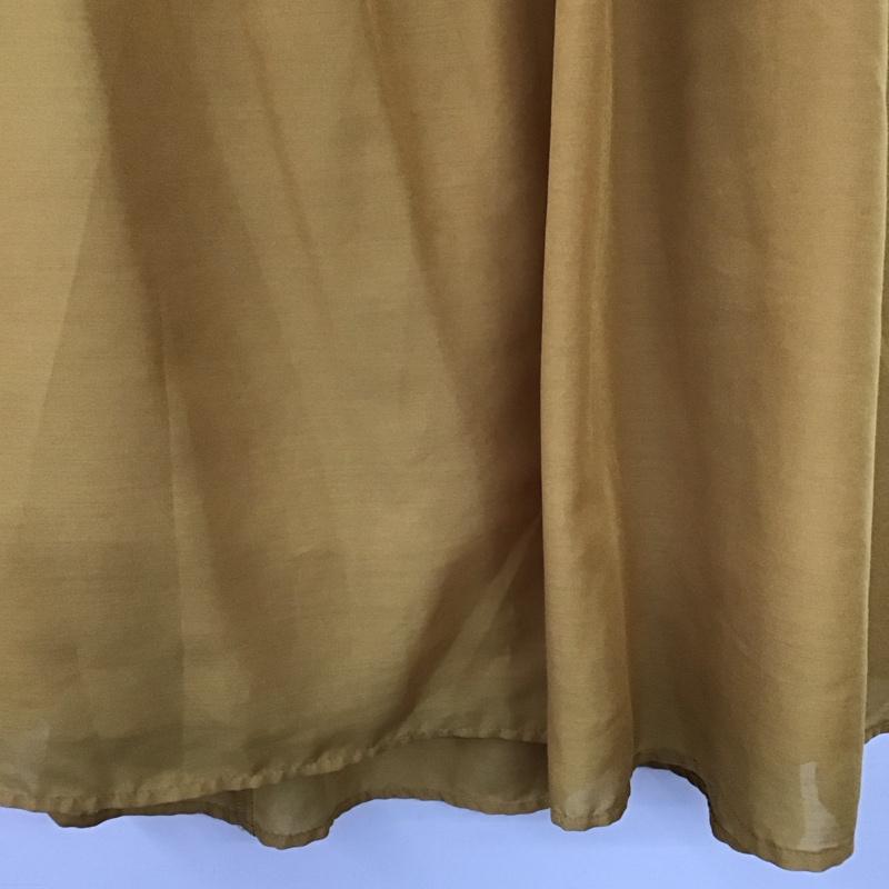 エニィスィス any SiS スカート ロングスカート 無地 マスタード / マスタード / レディース USED 古着 中古 10156277