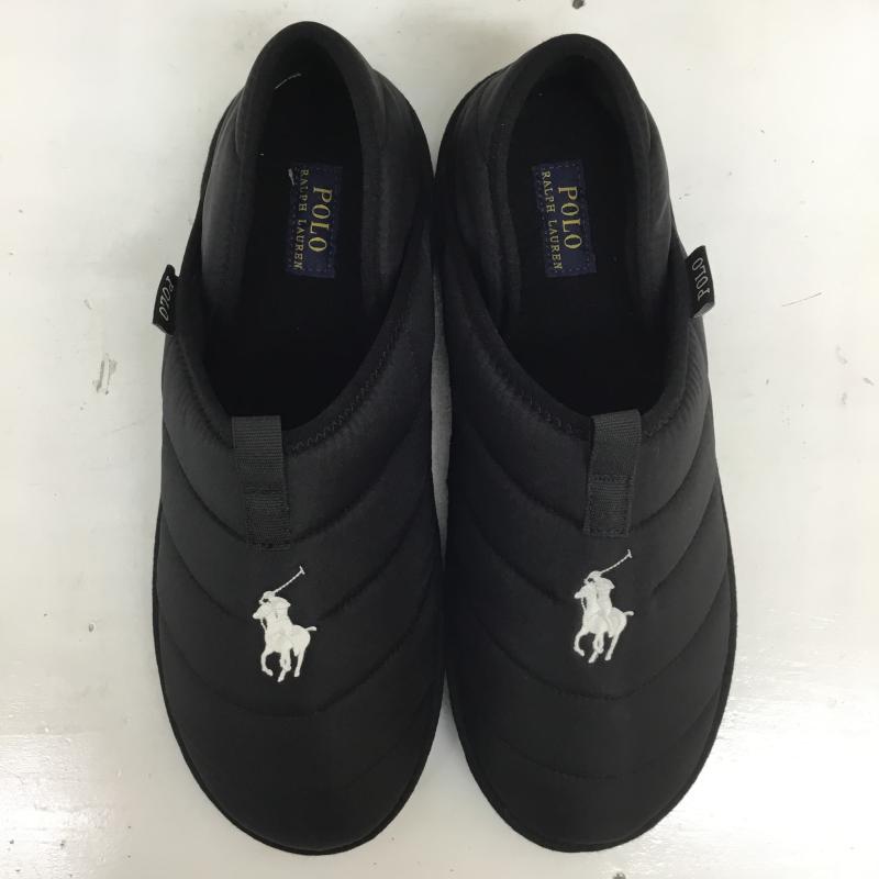 ポロラルフローレン POLO RALPH LAUREN スリッポン スリッポン Polo Ralph Lauren Men s Reade Recycle Scuff Ii Slipper US：11 ロゴ、文字 黒 / ブラック / black メンズ USED 古着 中古 10156279