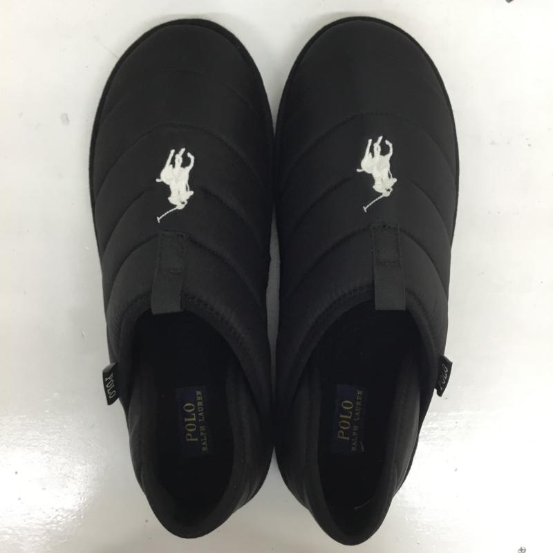 ポロラルフローレン POLO RALPH LAUREN スリッポン スリッポン Polo Ralph Lauren Men s Reade Recycle Scuff Ii Slipper US：11 ロゴ、文字 黒 / ブラック / black メンズ USED 古着 中古 10156279