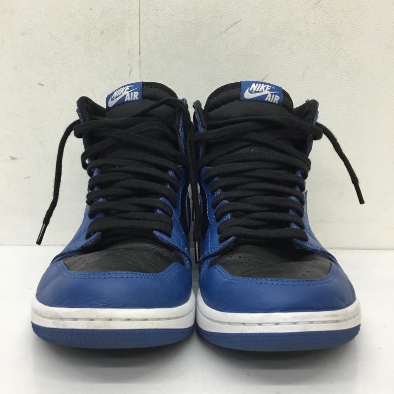 ナイキ NIKE スニーカー スニーカー Nike Air Jordan 1 Retro High OG Dark Marina Blue 555088-404 28.0cm ロゴ、文字 青 / ブルー / blue X 黒 / ブラック / black メンズ USED 古着 中古 10156280
