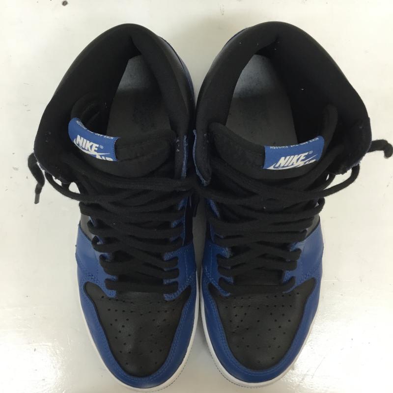 ナイキ NIKE スニーカー スニーカー Nike Air Jordan 1 Retro High OG Dark Marina Blue 555088-404 28.0cm ロゴ、文字 青 / ブルー / blue X 黒 / ブラック / black メンズ USED 古着 中古 10156280