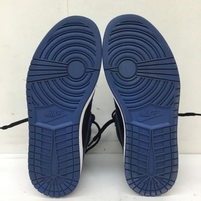 ナイキ NIKE スニーカー スニーカー Nike Air Jordan 1 Retro High OG Dark Marina Blue 555088-404 28.0cm ロゴ、文字 青 / ブルー / blue X 黒 / ブラック / black メンズ USED 古着 中古 10156280