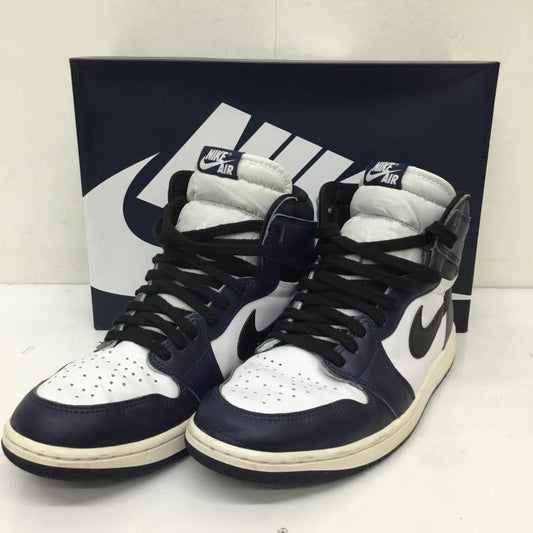 ナイキ NIKE スニーカー スニーカー Nike Air Jordan 1 Retro High OG Midnight Navy DZ5485-401 28.0cm ロゴ、文字 紺 / ネイビー / navy X 白 / ホワイト / white メンズ USED 古着 中古 10156281
