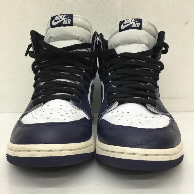 ナイキ NIKE スニーカー スニーカー Nike Air Jordan 1 Retro High OG Midnight Navy DZ5485-401 28.0cm ロゴ、文字 紺 / ネイビー / navy X 白 / ホワイト / white メンズ USED 古着 中古 10156281