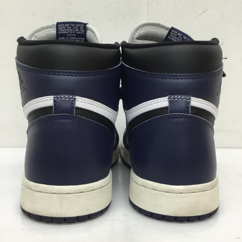 ナイキ NIKE スニーカー スニーカー Nike Air Jordan 1 Retro High OG Midnight Navy DZ5485-401 28.0cm ロゴ、文字 紺 / ネイビー / navy X 白 / ホワイト / white メンズ USED 古着 中古 10156281